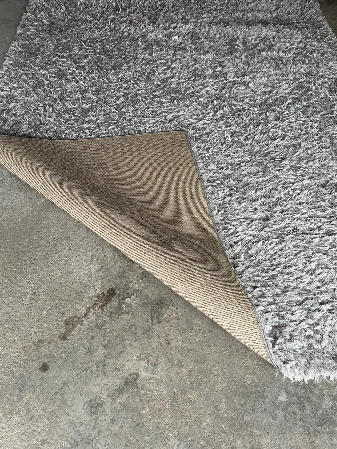 Shag Area Rug - Grey - photo 5
