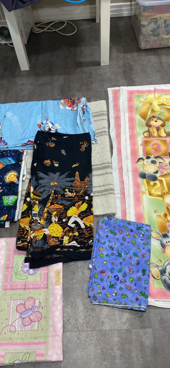Assorted Kids' patterns fabric