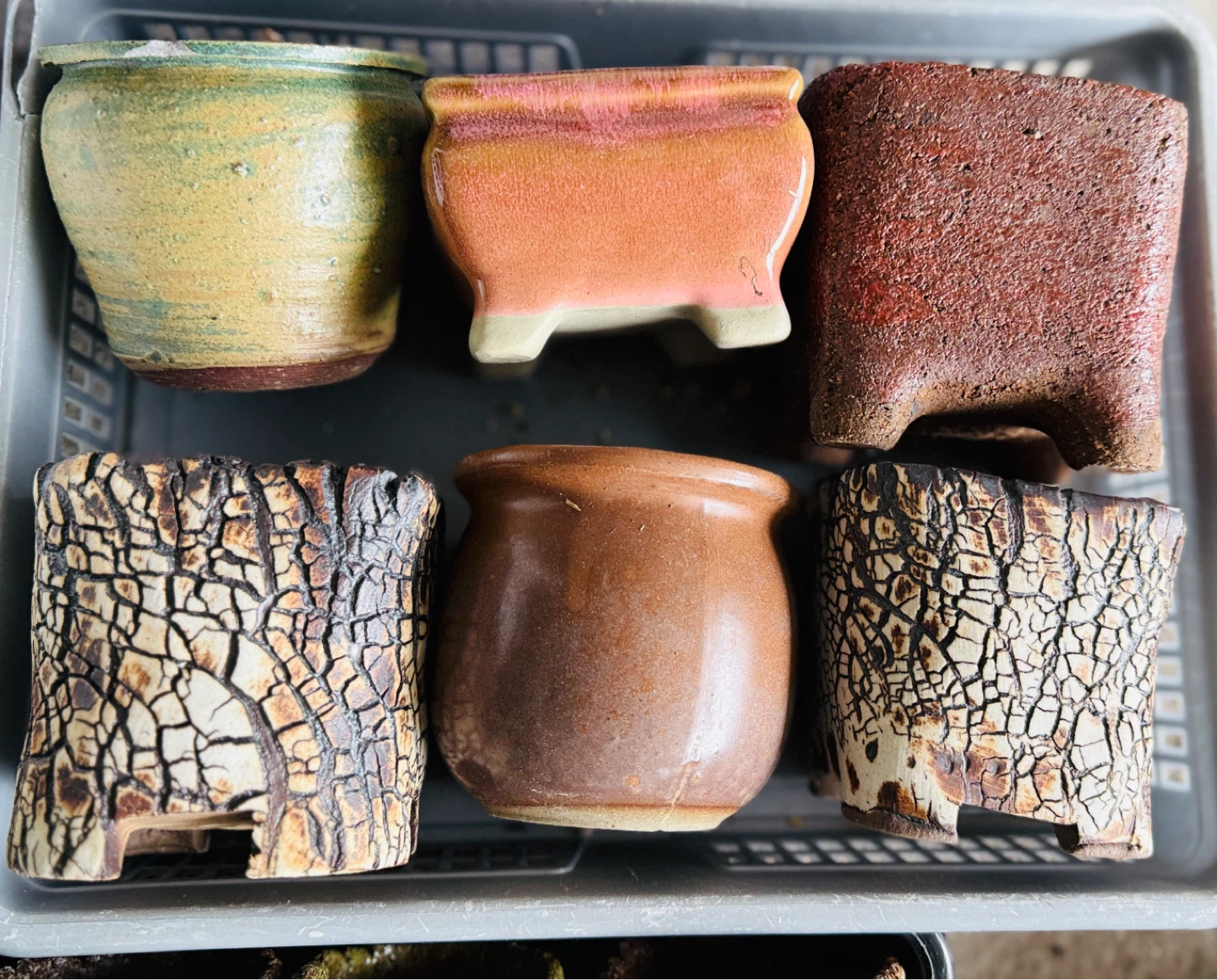 Assorted Used Ceramic Succulent Pots for sale from $2-$3 each - photo 4