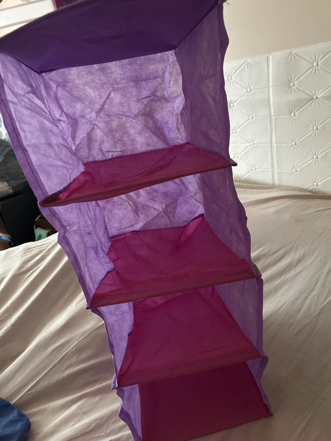 Purple Hanging Organizer