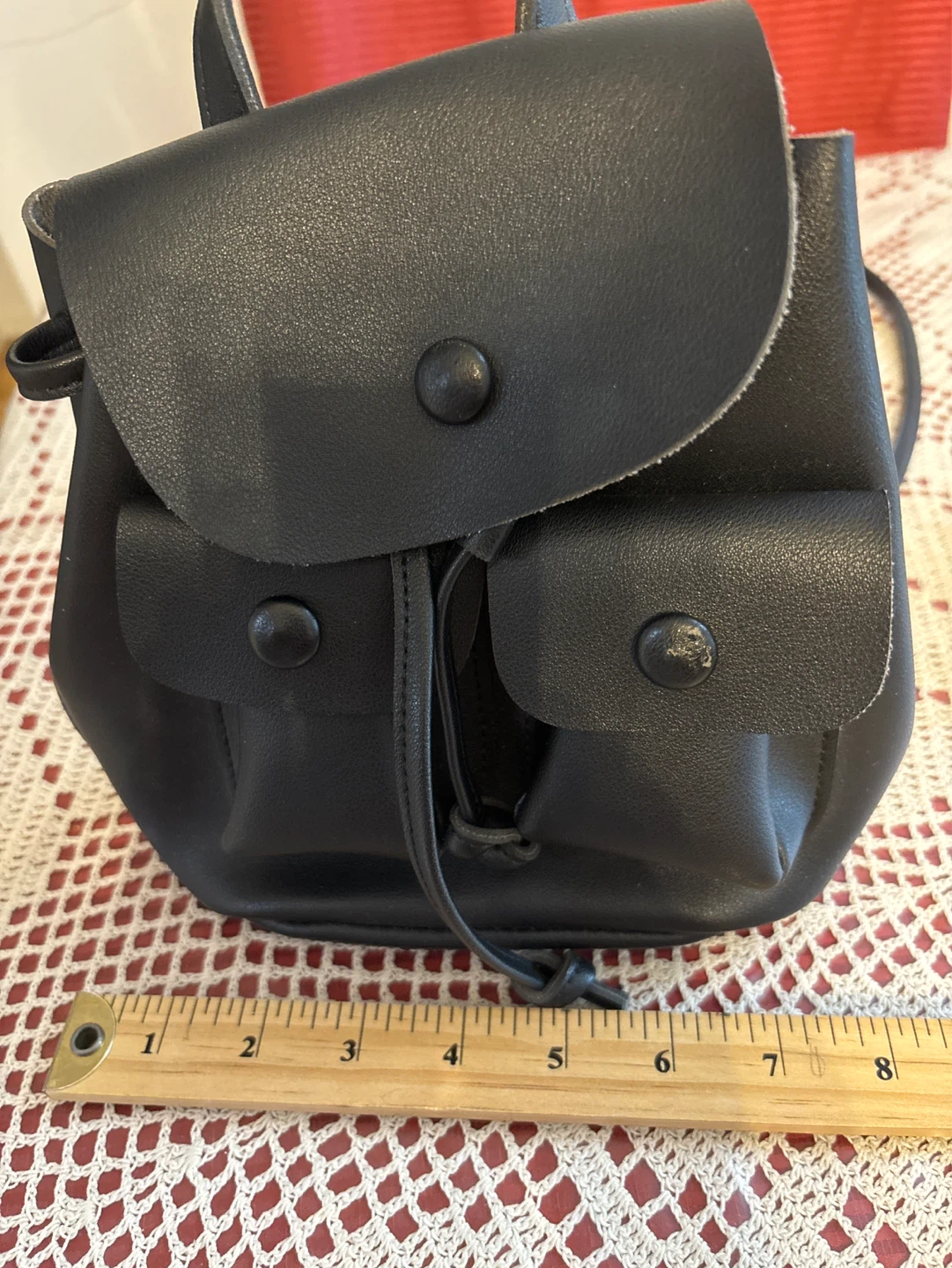 Black Mini Backpack - photo 3