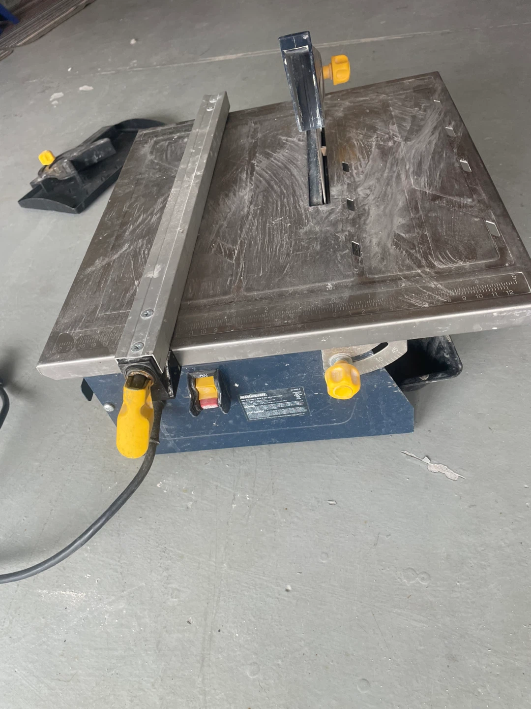 Mastercraft Wet Tile Saw - photo 4