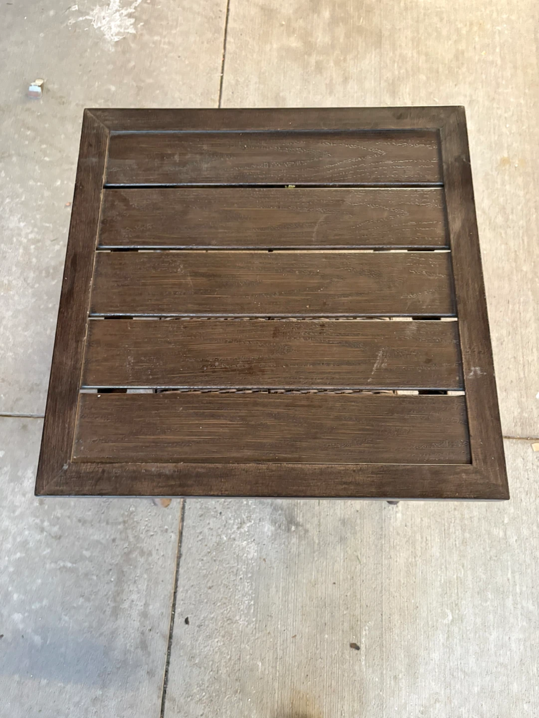 Wicker Patio Side Table - photo 3
