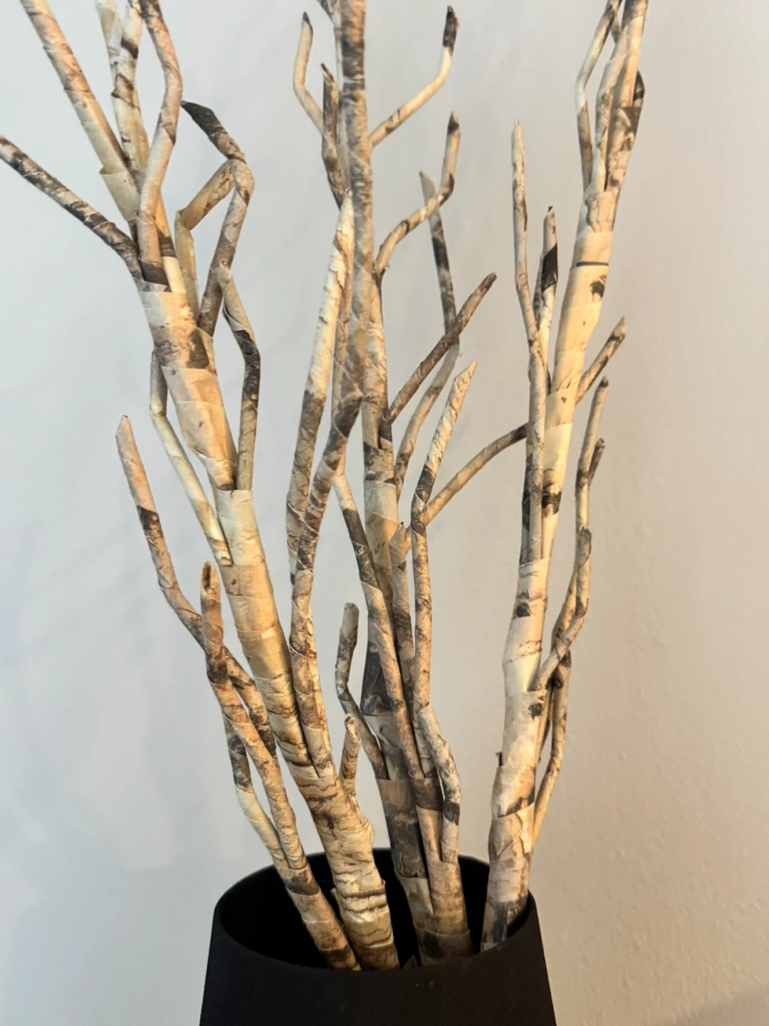 Crate & Barrel Black Vase & Faux Branches - photo 2