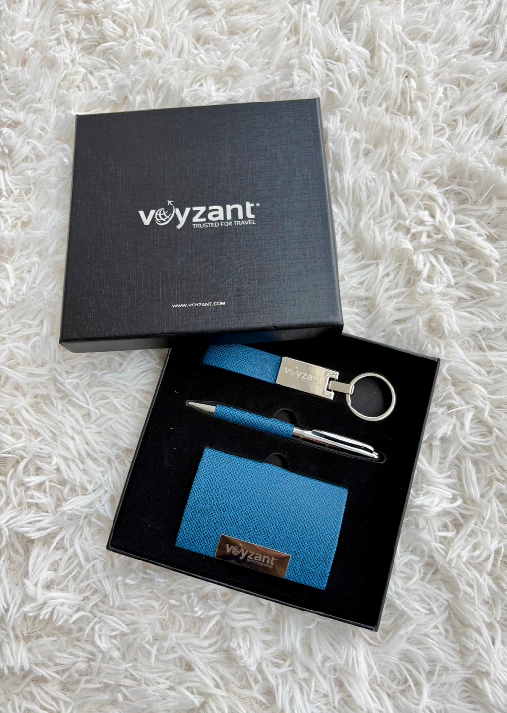New Voyzant Travel Set - Keychain, Pen, and Card Holder