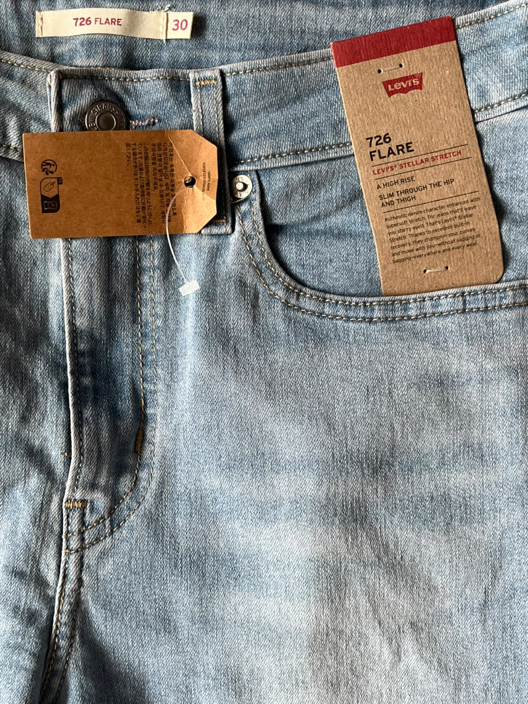 Levi's 726 Flare Jeans - Size 30x34 - photo 3