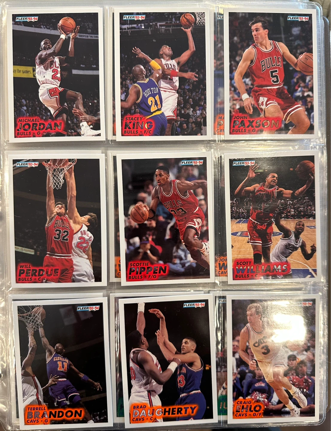 1993-94 Fleer Basketball Series 1 Complete Set. (2 Jordan Cards) - photo 4
