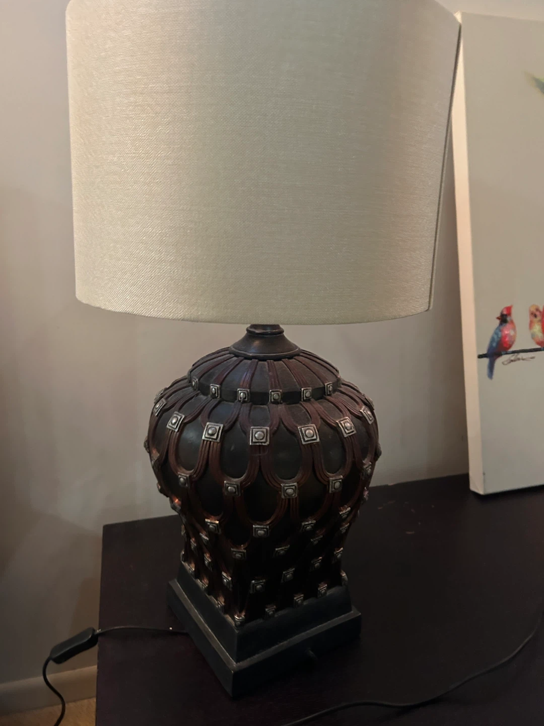 Lamp with Decorative Base