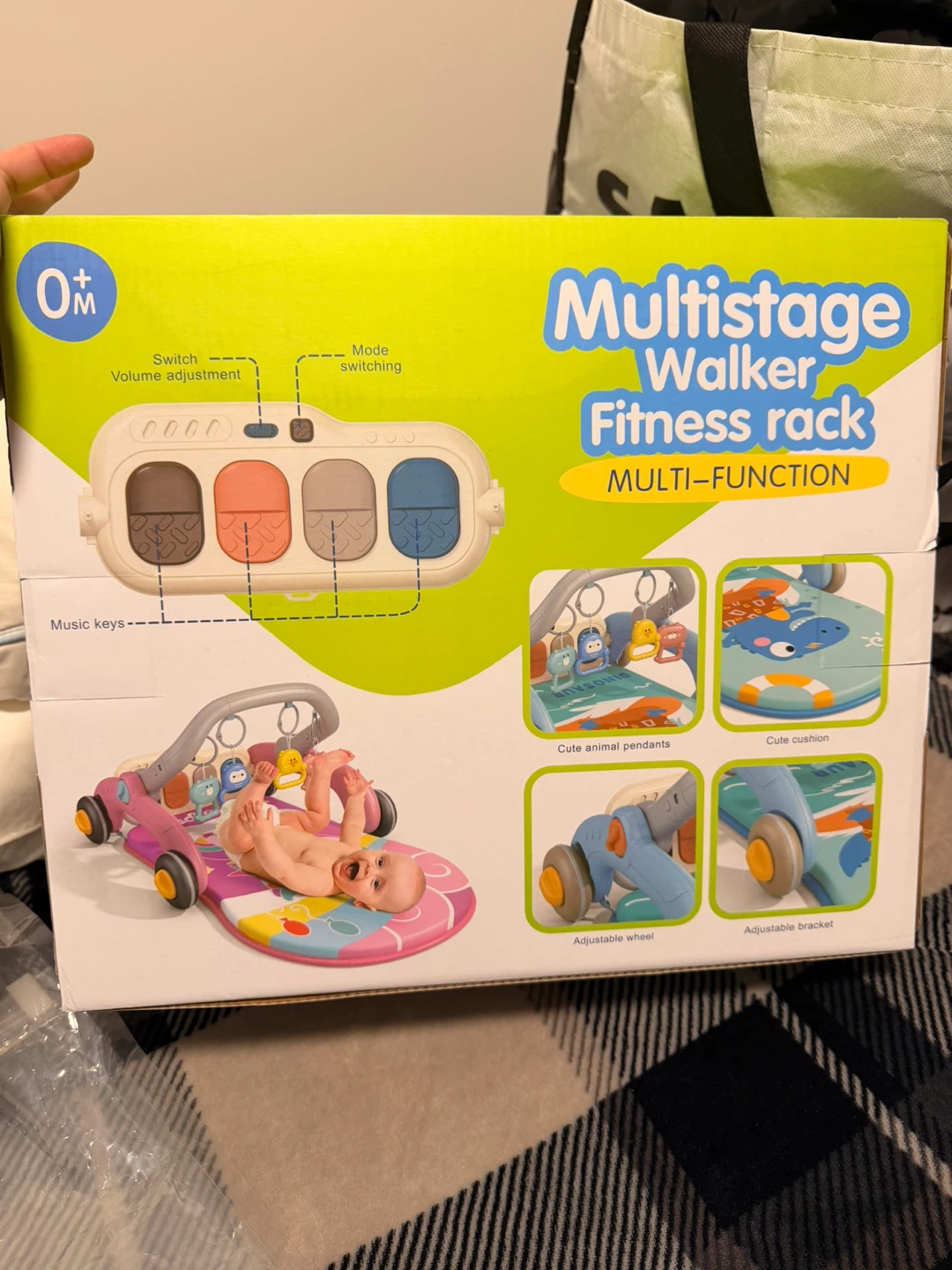 Multistage Walker Fitness Rack / Baby Gym Play Mat - photo 2