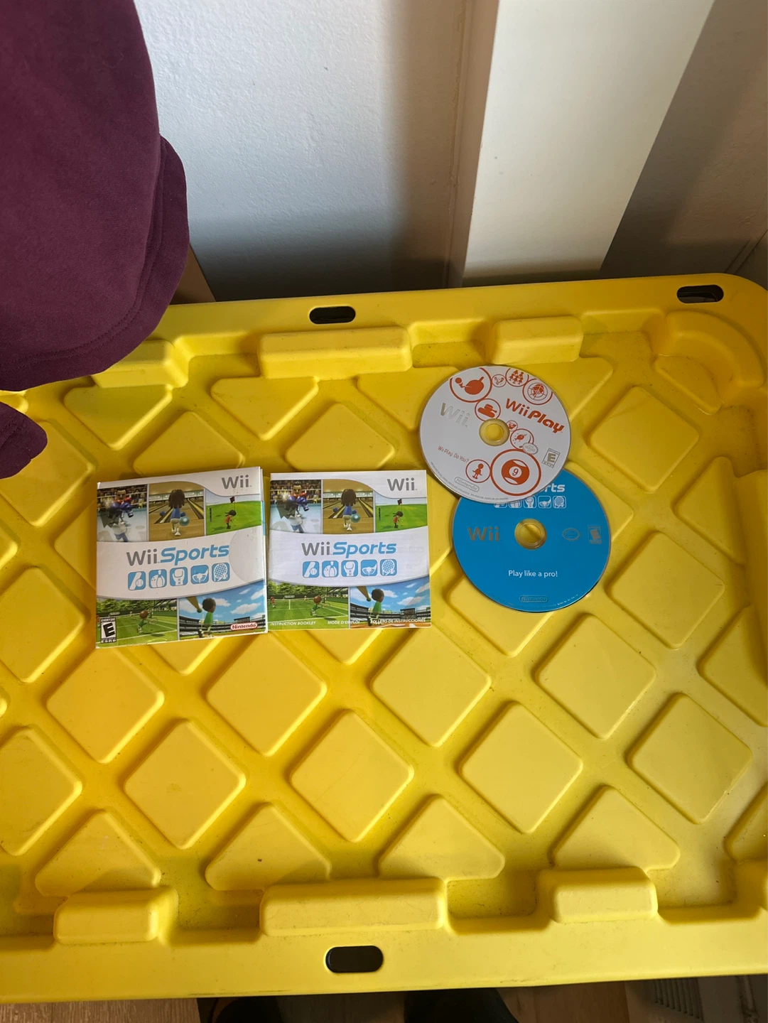 Wii Sports & Wii Play Games Lot