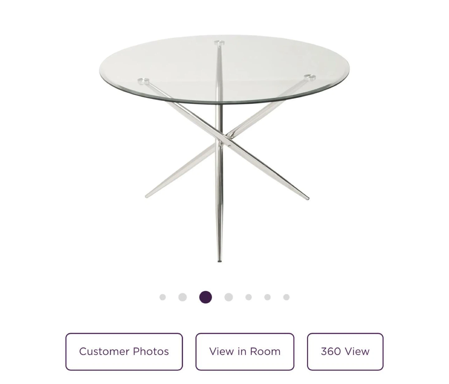Nico 5-pc. Glass Dining Set - photo 2