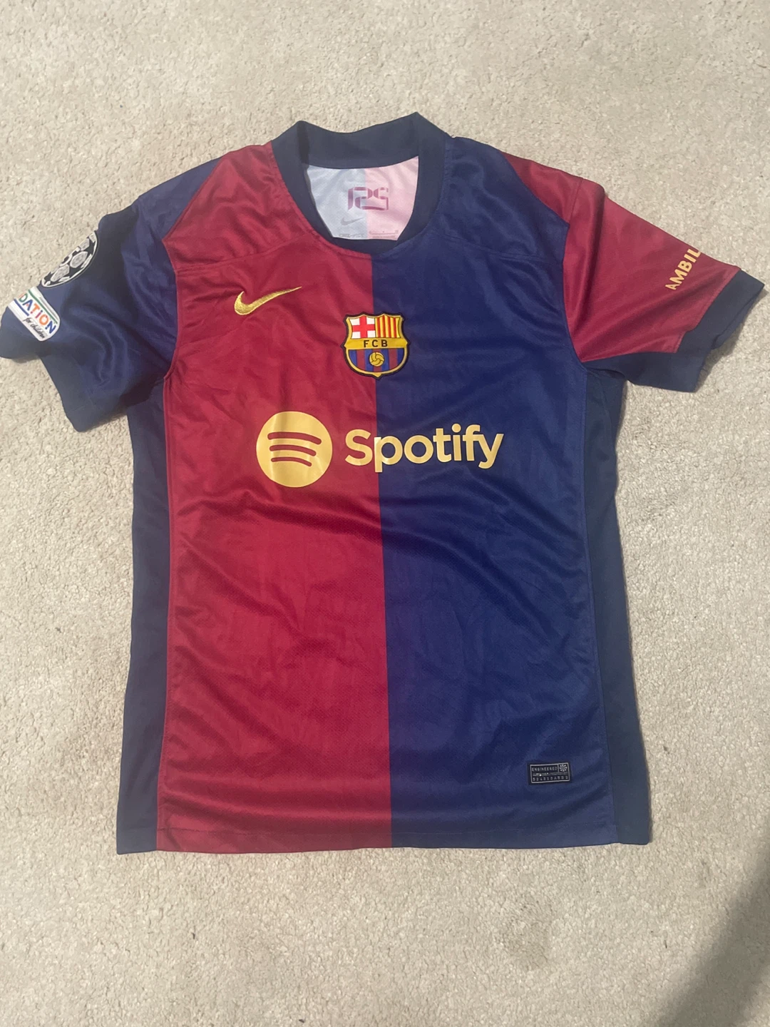 Nike FC Barcelona 2023-24 Home Jersey Lamine Yamal #19