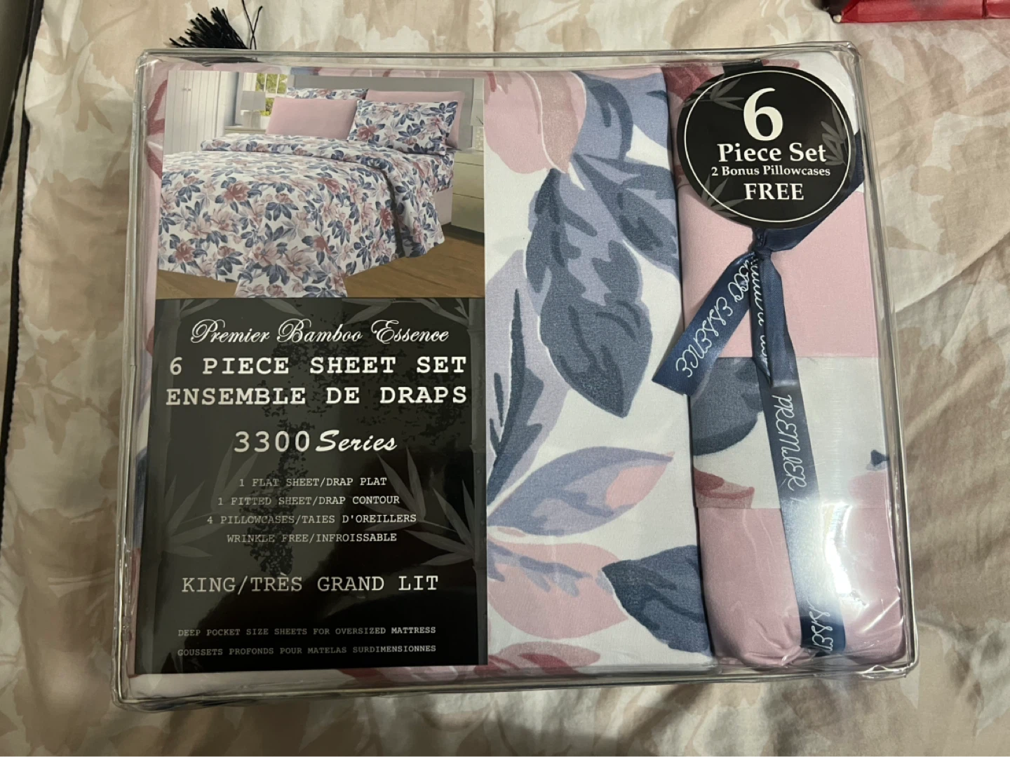 Premier Bamboo Essence King 6 Piece Sheet Set