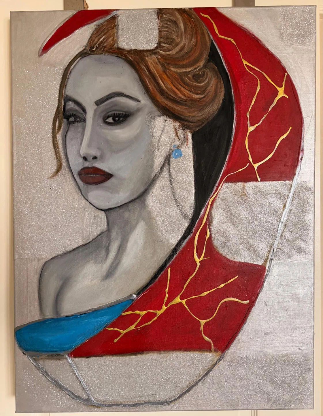 Abstract Portrait Painting