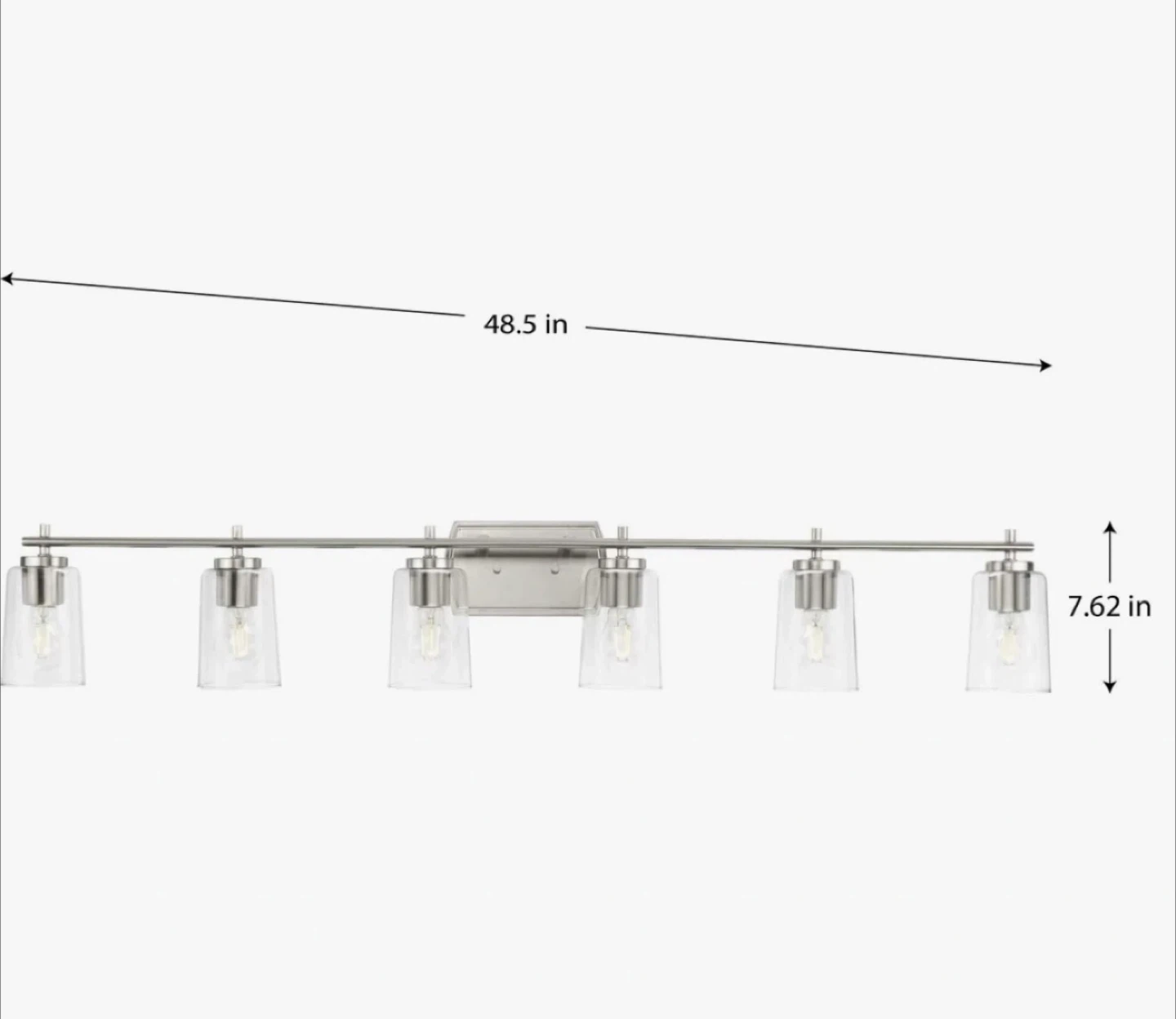 New!! Kowalski 6-Light Dimmable Vanity Light - photo 2
