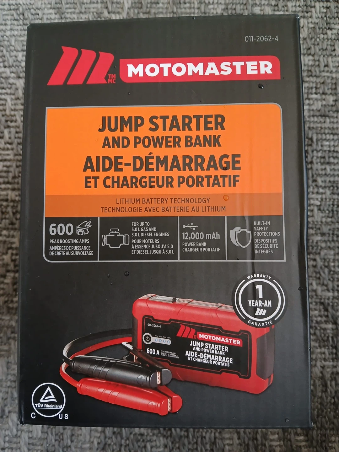 MotoMaster Jump Start & Power Bank