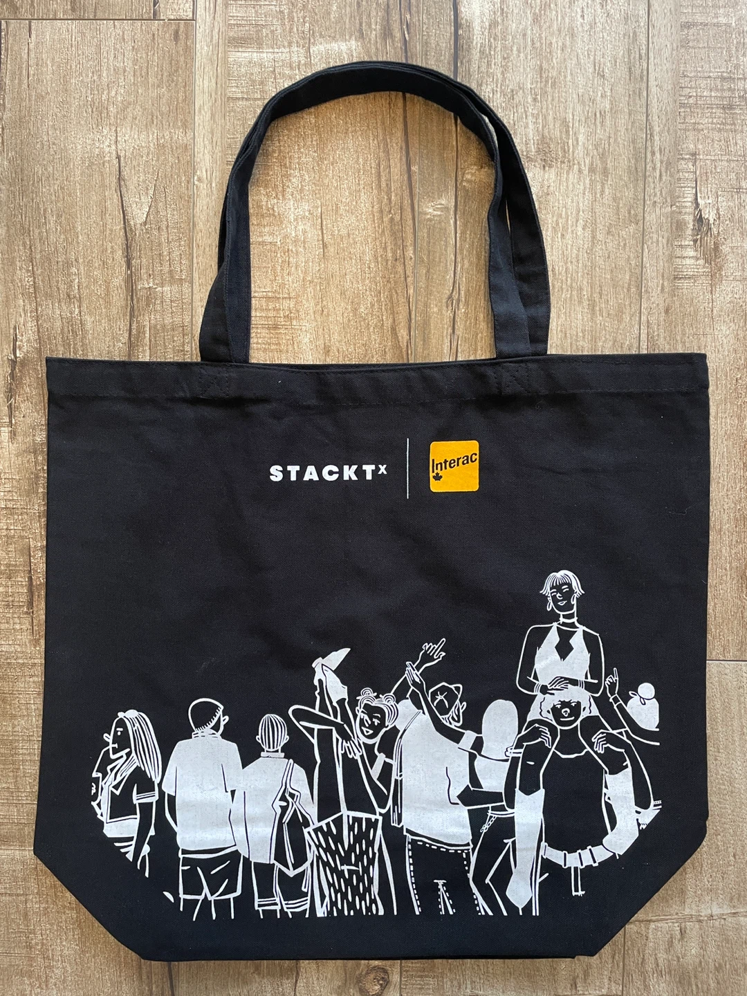 BRAND NEW 🥕 Stackt x Interac Black Tote Bag