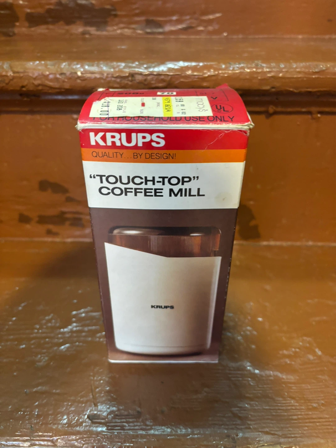 KRUPS "Touch-Top" Coffee Mill