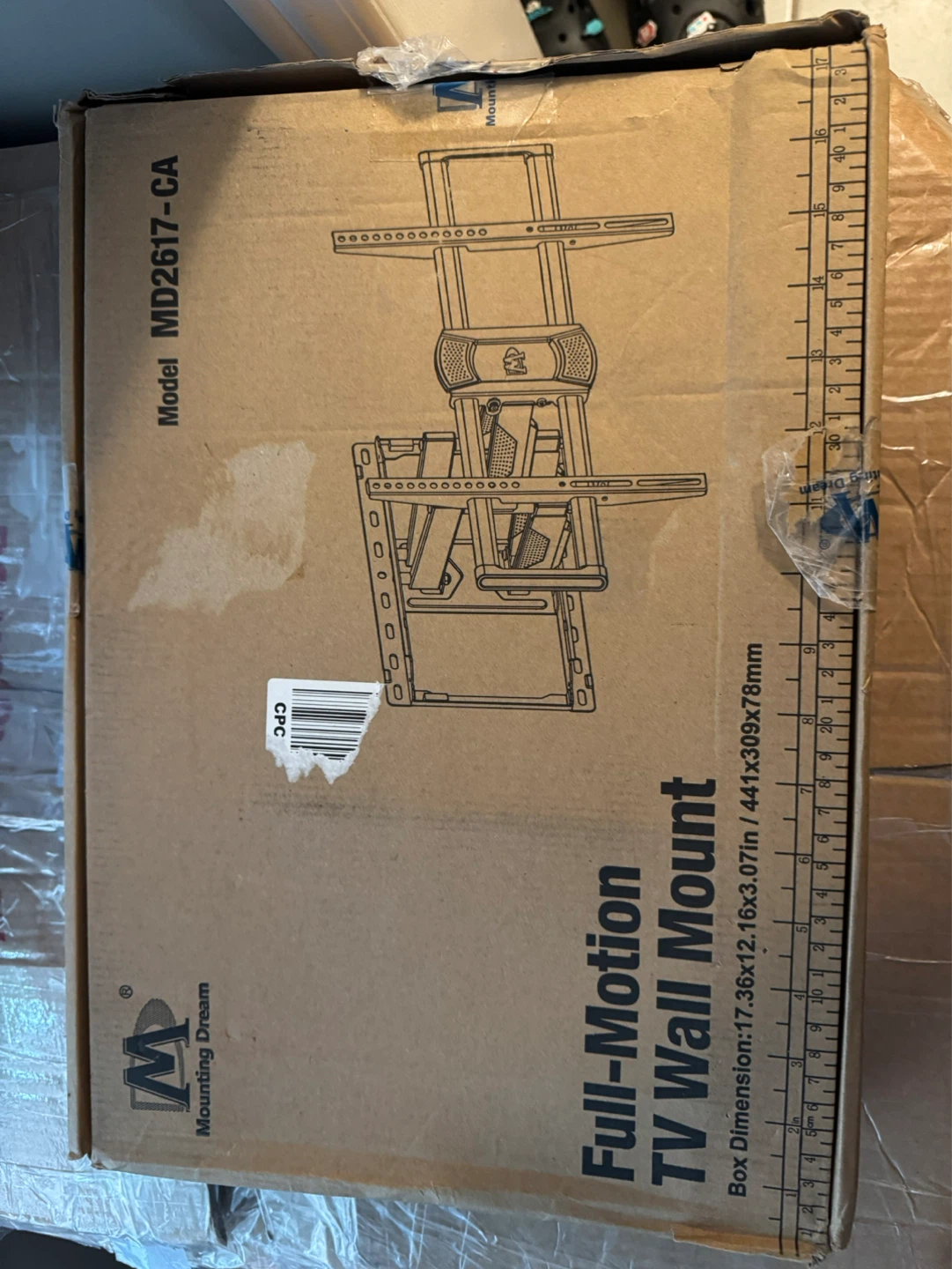 Mounting Dream Full-Motion TV Wall Mount MD2617-CA