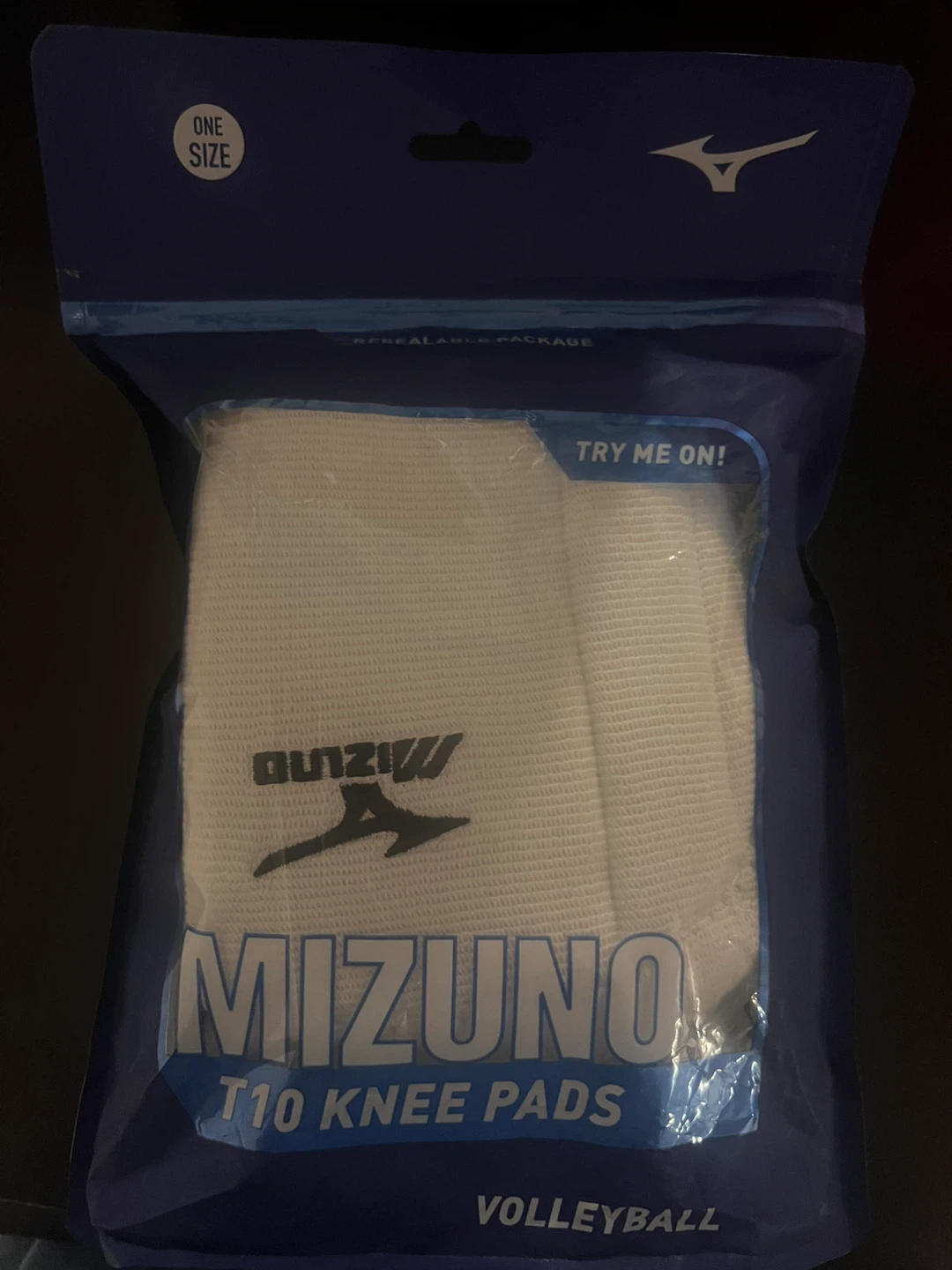Mizuno T10 Knee Pads - Volleyball - One Size - White