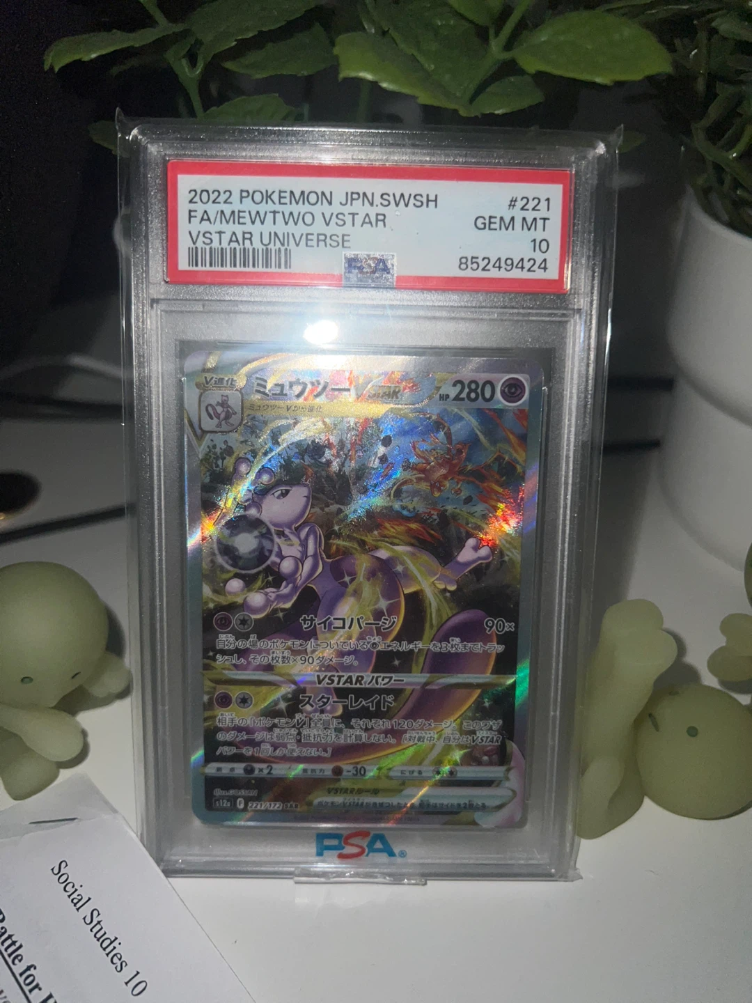 mewtwo charizard PSA 10 Vstar set