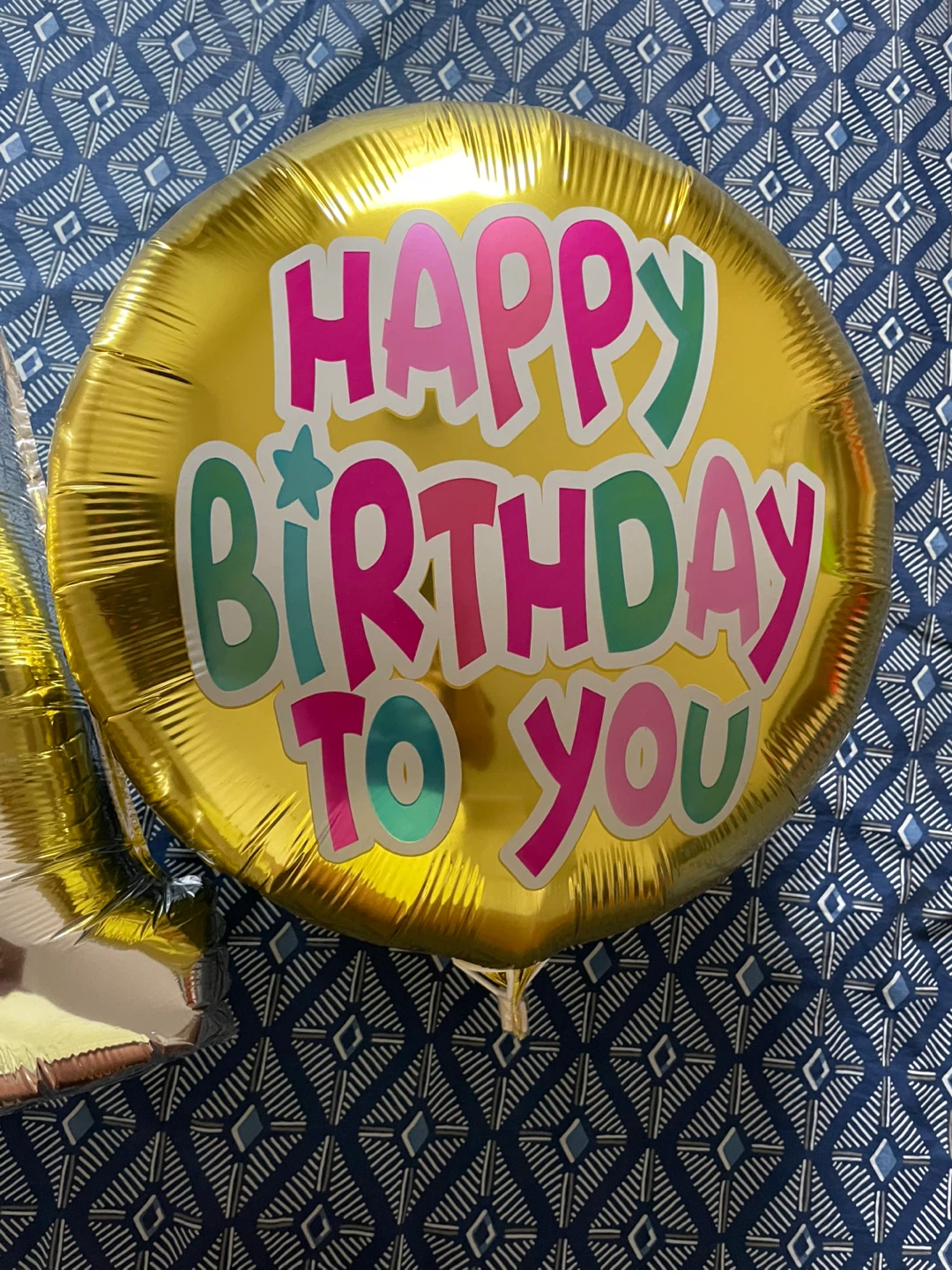 Happy Birthday To You Balloon and Number 1 Foil Balloon - photo 3