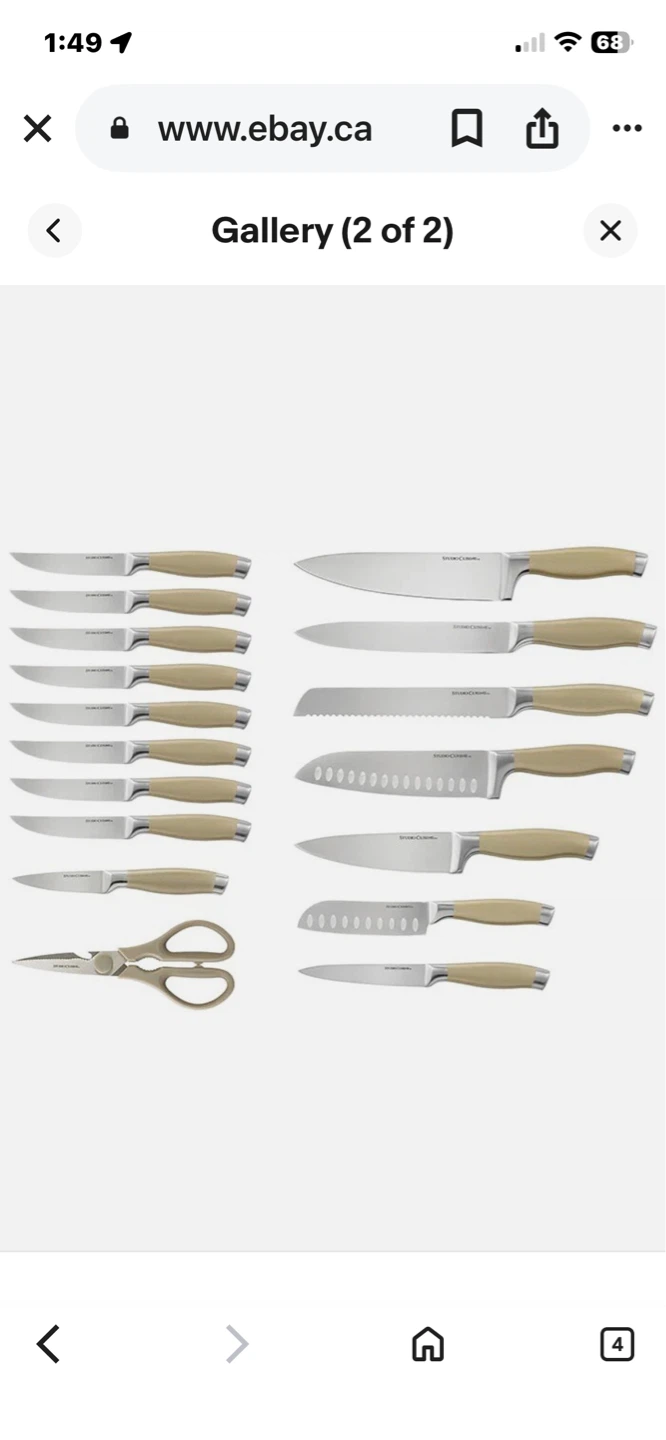 Studio Cuisine 16-Piece Knife Block Set - photo 4