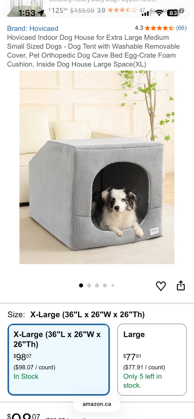 New XL Indoor Dog House (Assembled & Washed) - photo 4
