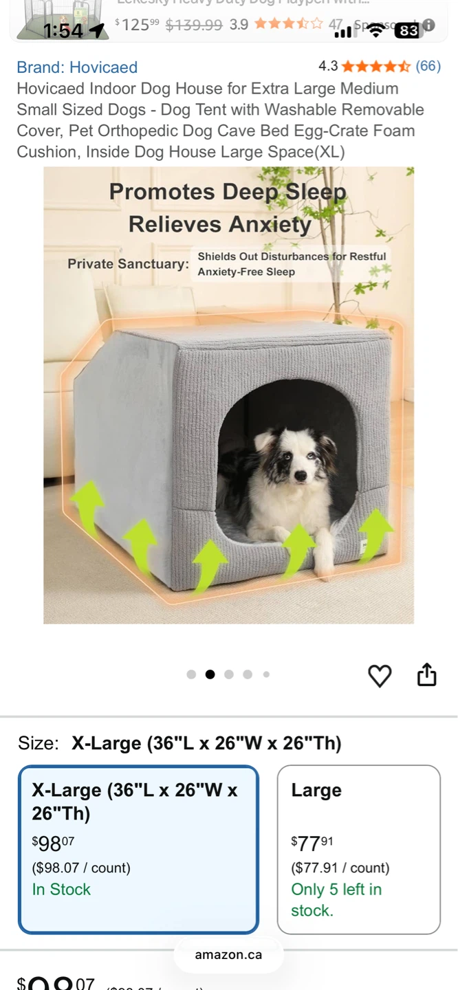 New XL Indoor Dog House (Assembled & Washed) - photo 5