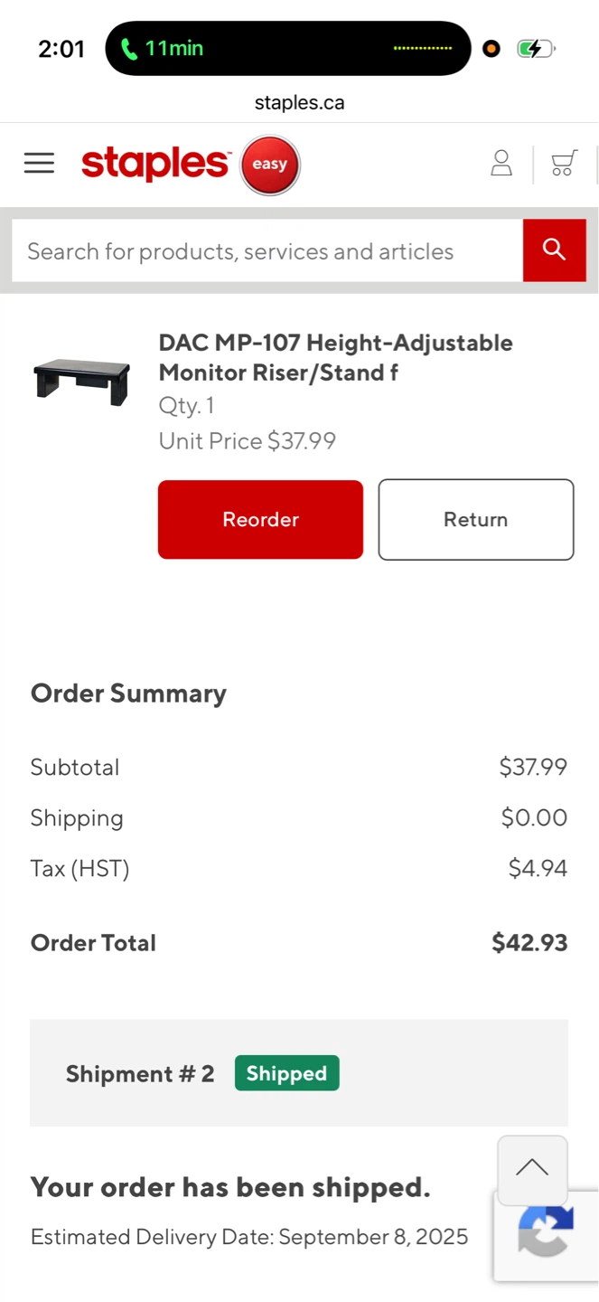 DAC MP-107 Height-Adjustable Monitor Riser Stand - photo 3