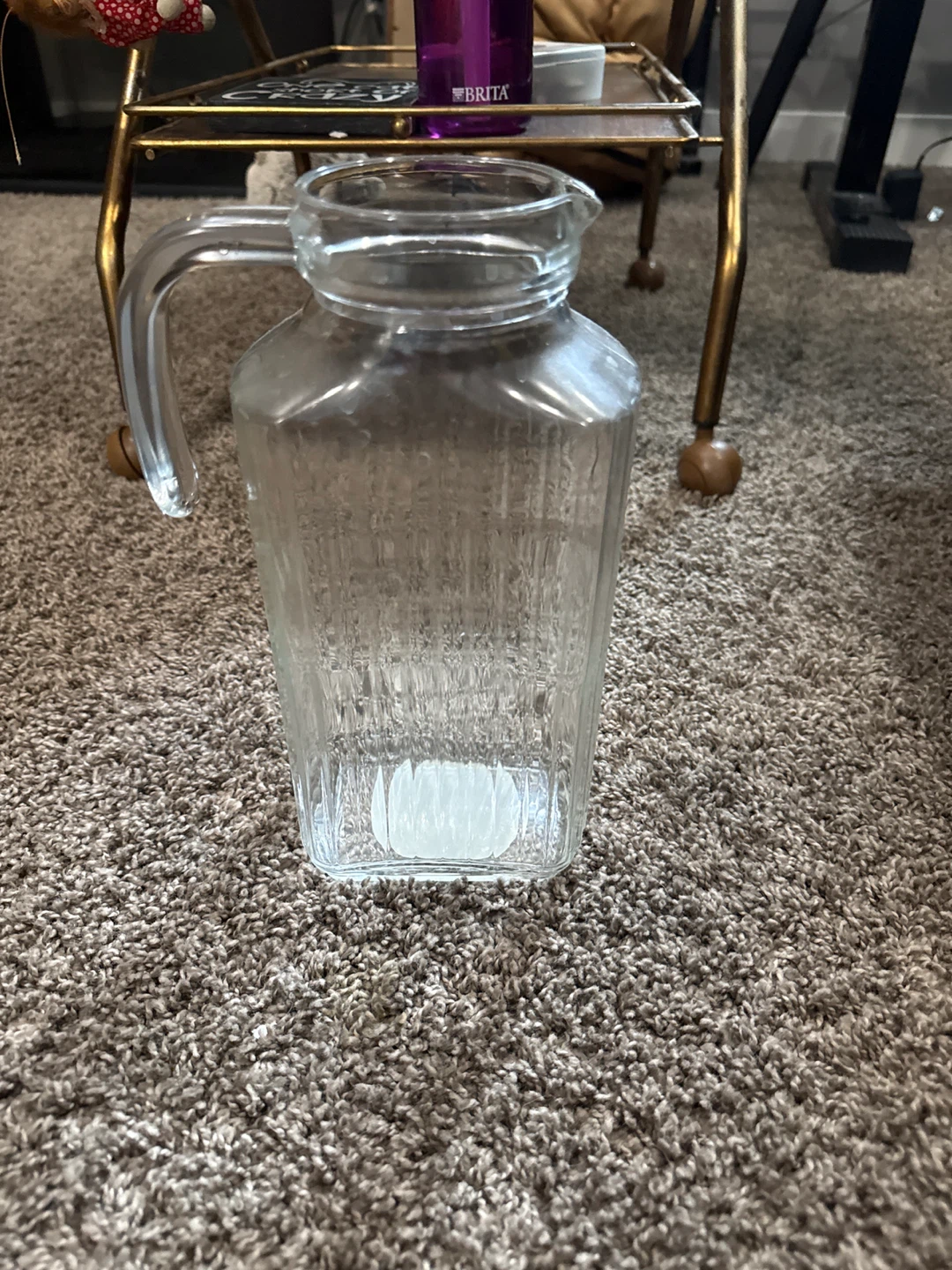 Clear Glass Pitcher