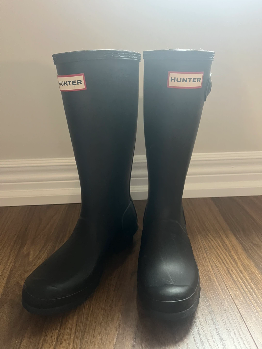 Hunter Tall Boots Black  US 3 / EU 34