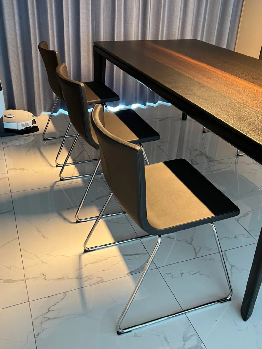 IKEA Top Grain Leather Dining Chair - photo 2