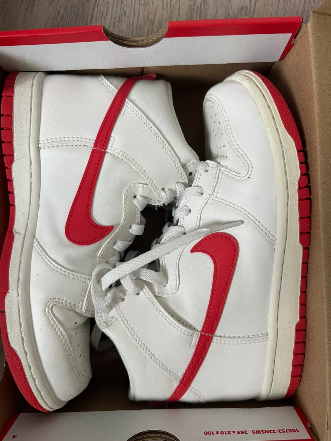 Nike red high top blazers