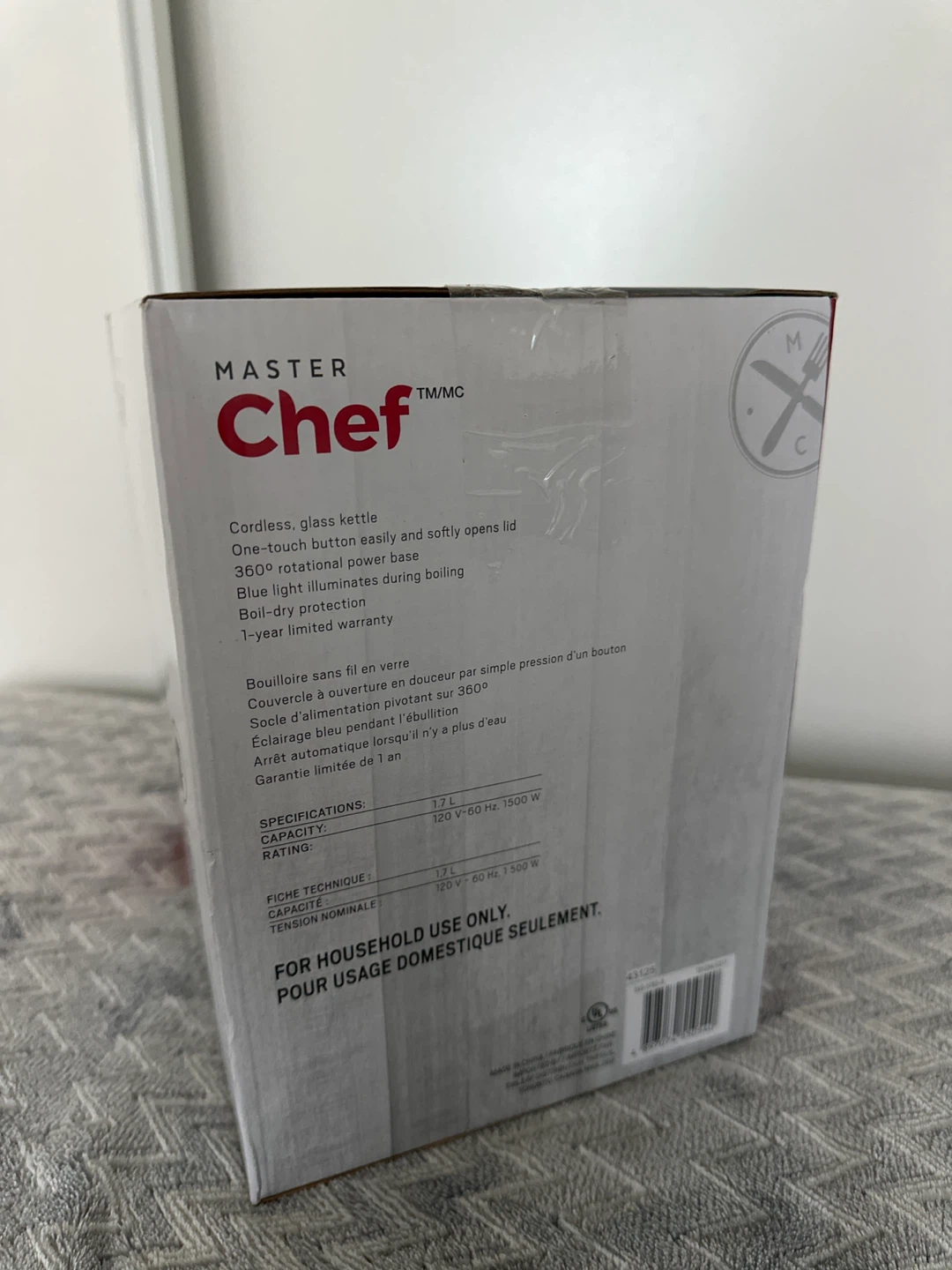Master Chef 1.7L Cordless Glass Kettle - photo 4