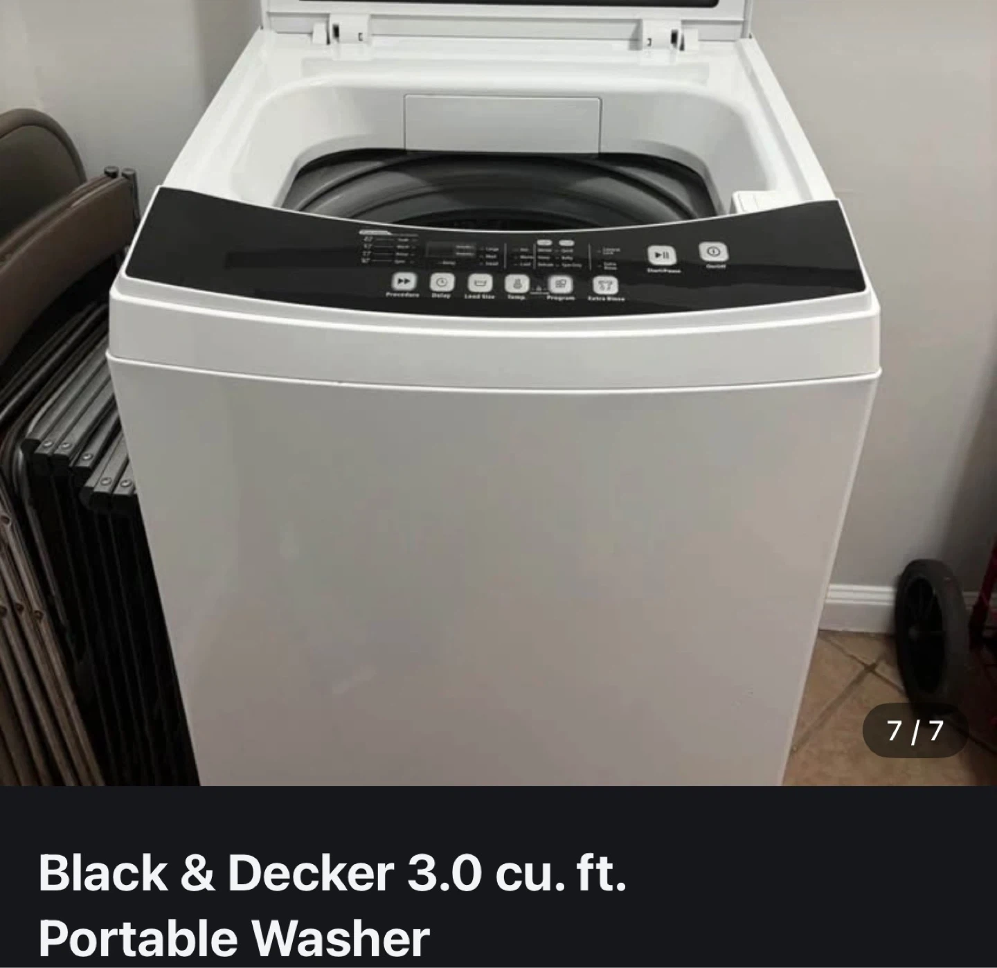 Black & Decker 3.0 cu. ft. Portable Washer - photo 2