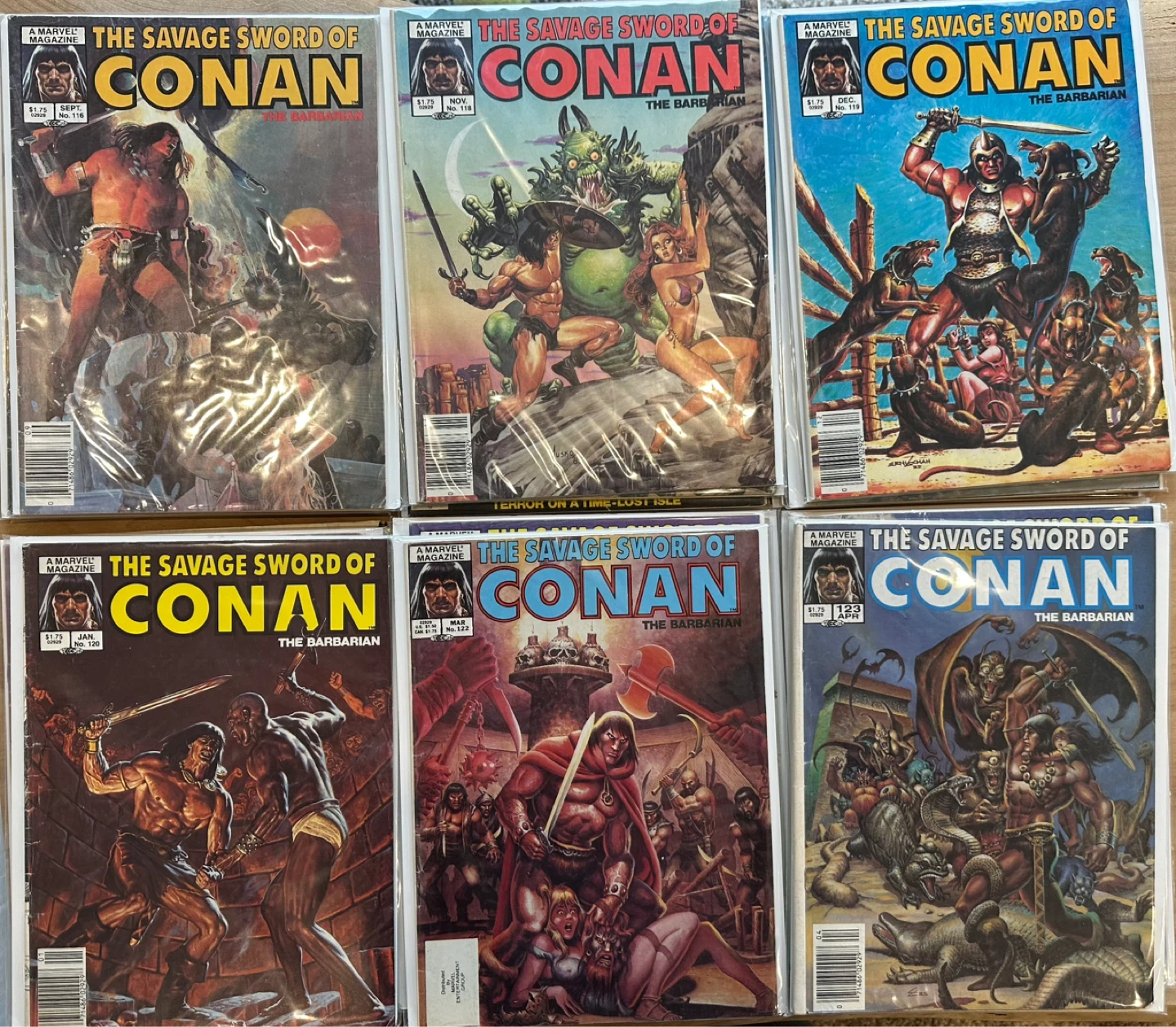 Vintage Savage Sword of Conan Comic Magazines - photo 3