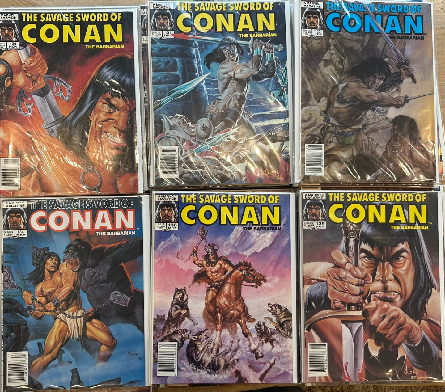 Vintage Savage Sword of Conan Comic Magazines - photo 5