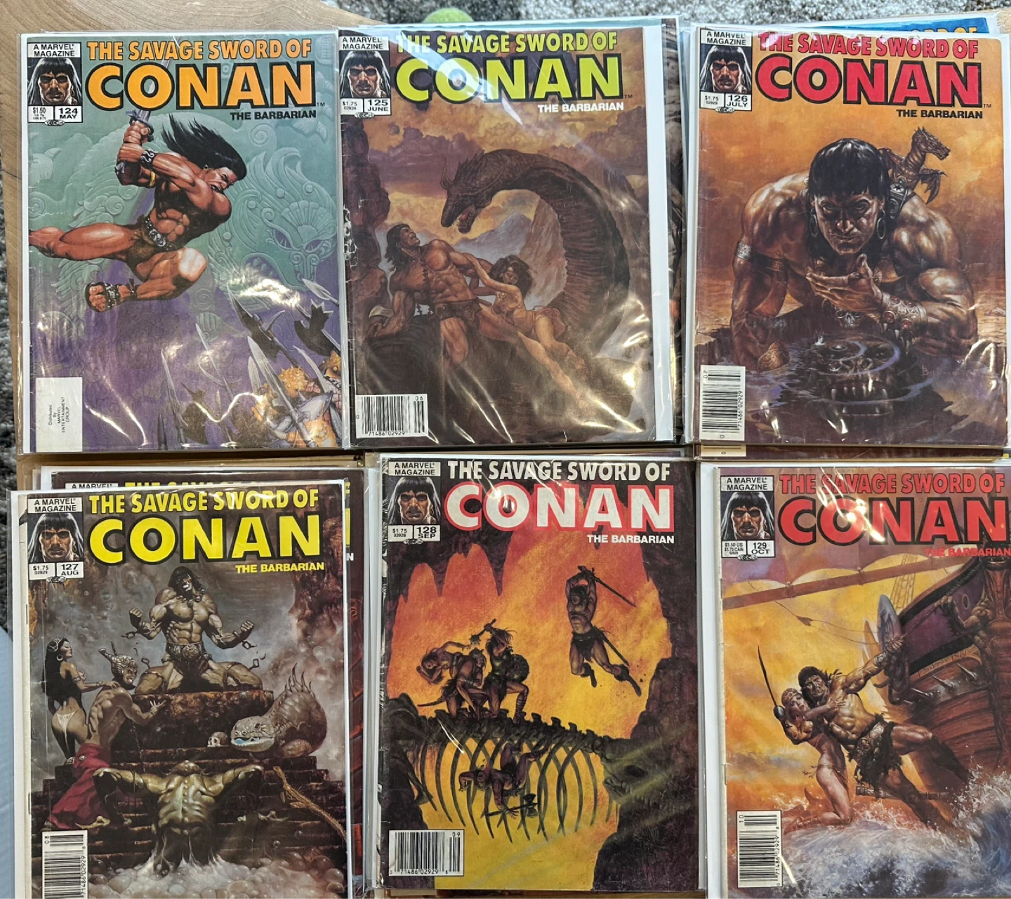 Vintage Savage Sword of Conan Comic Magazines - photo 4