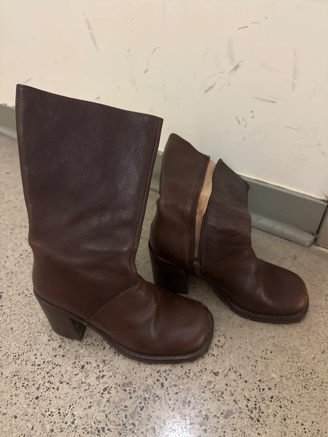 STONERIDGE Women's Brown Leather Boots Size 36