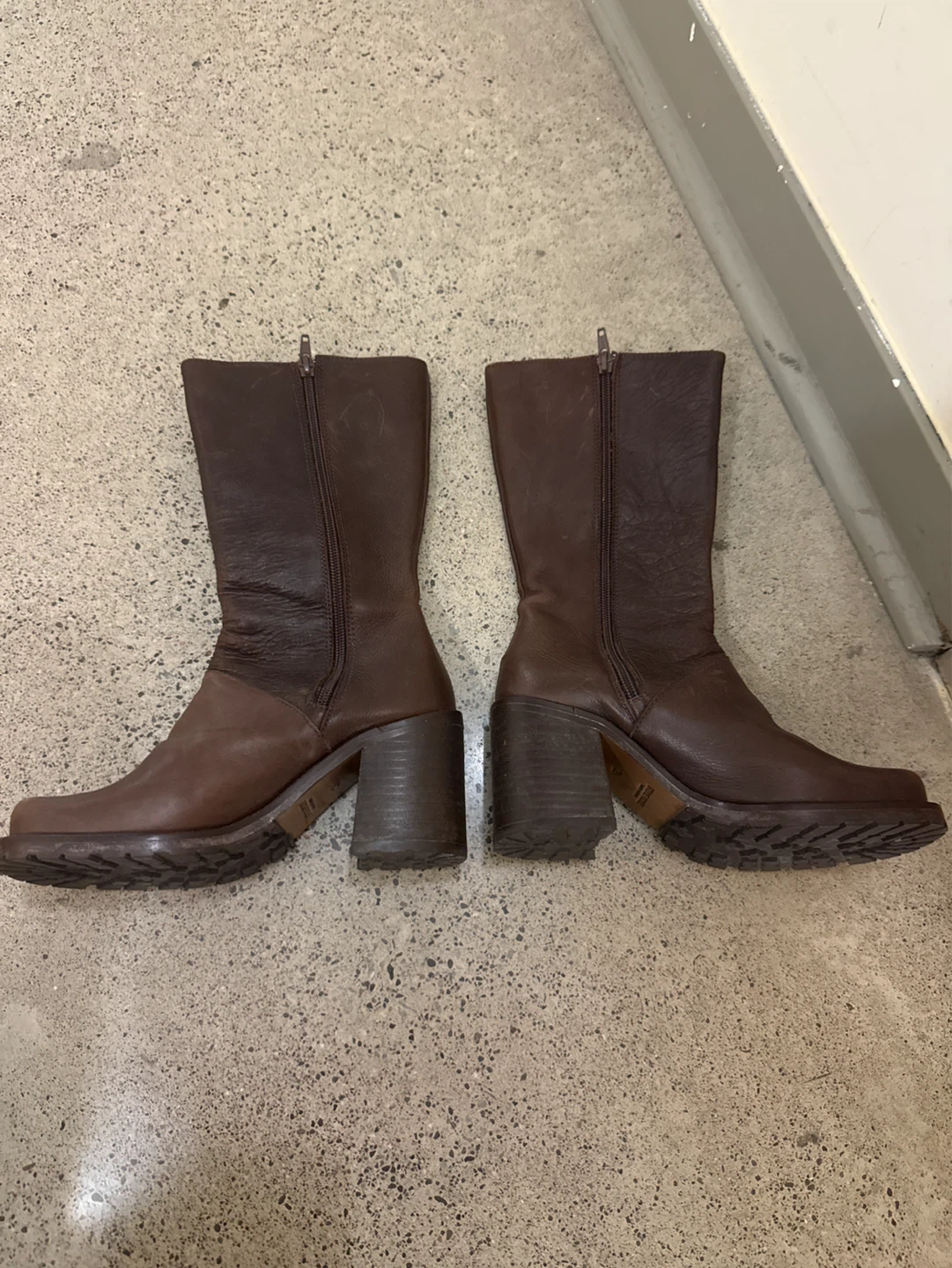 STONERIDGE Women's Brown Leather Boots Size 36 - photo 4