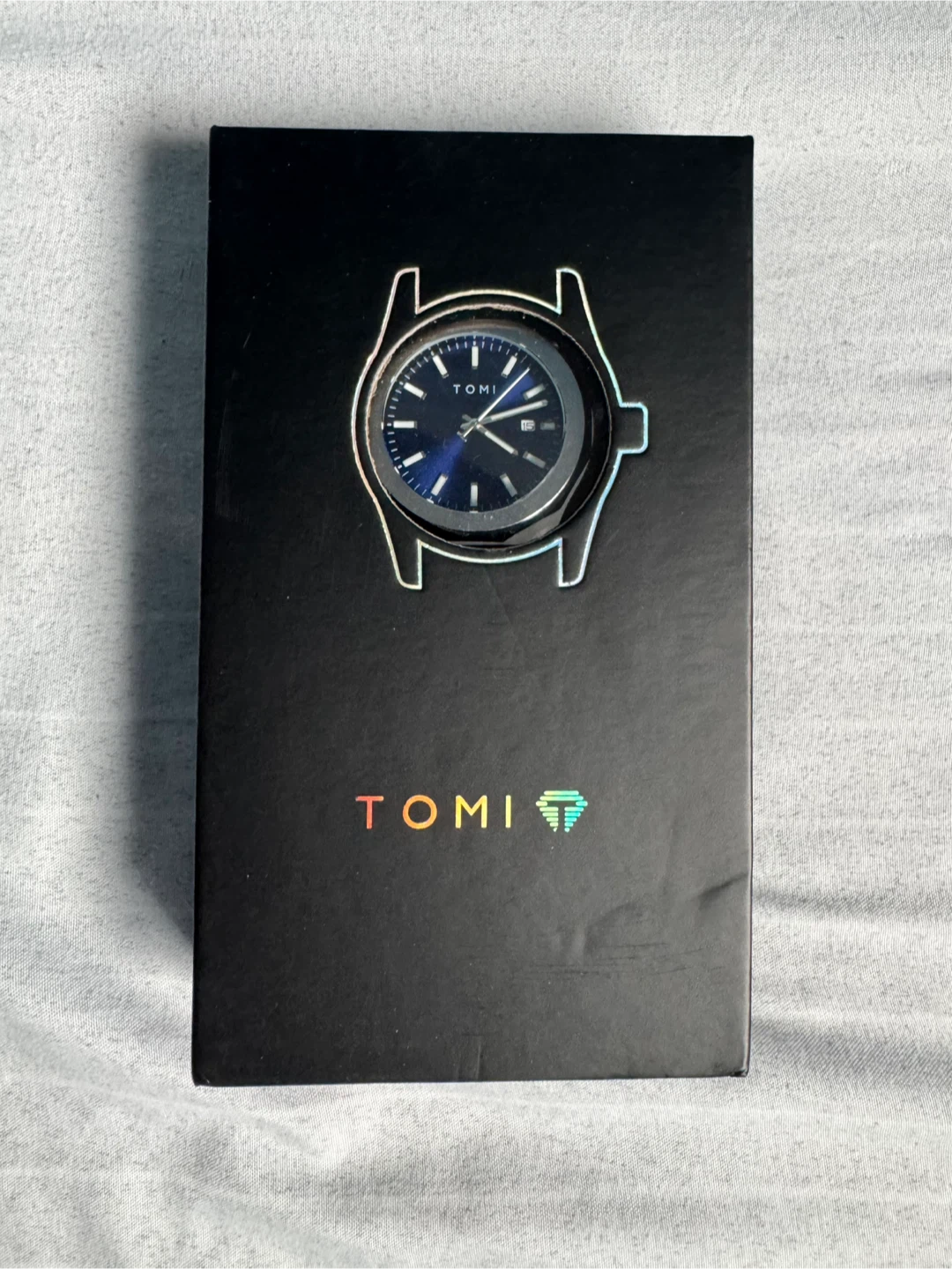 TOMI Blue Dial Nautilus Style Quartz Watch Gift Set - photo 4