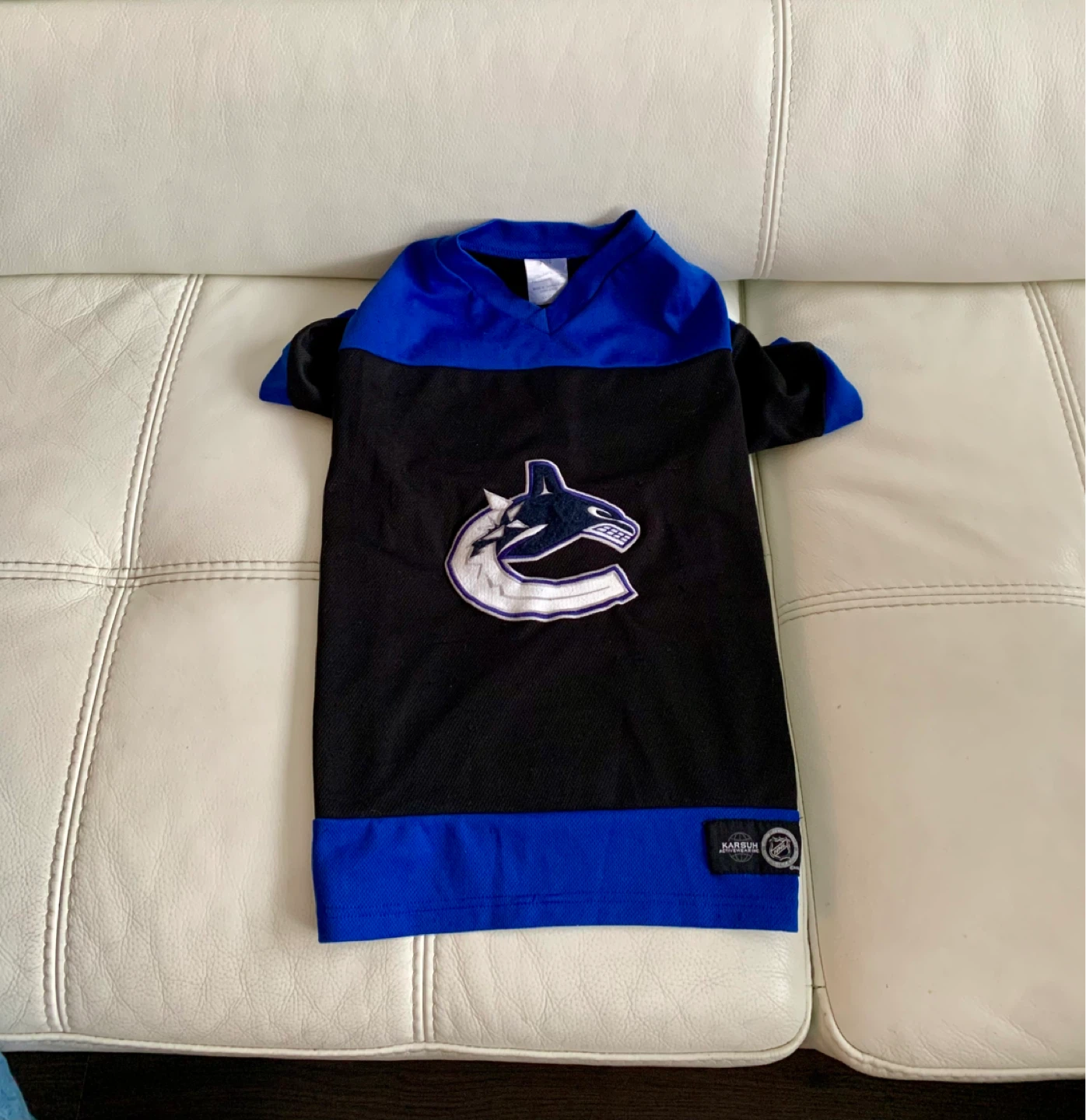 OFFICIAL DOG JERSEY-NHL/Vancouver Canucks