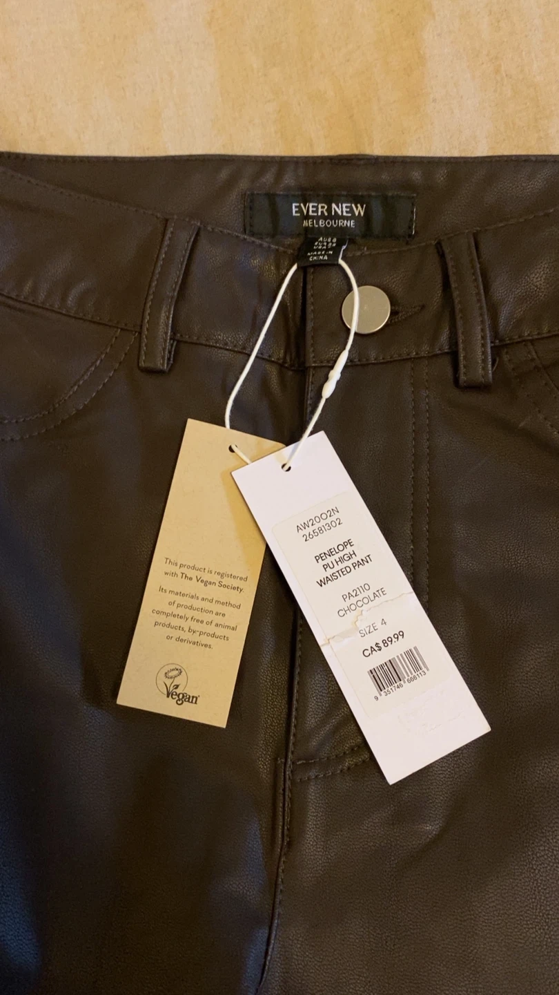 Ever New Melbourne Chocolate, vegan leather