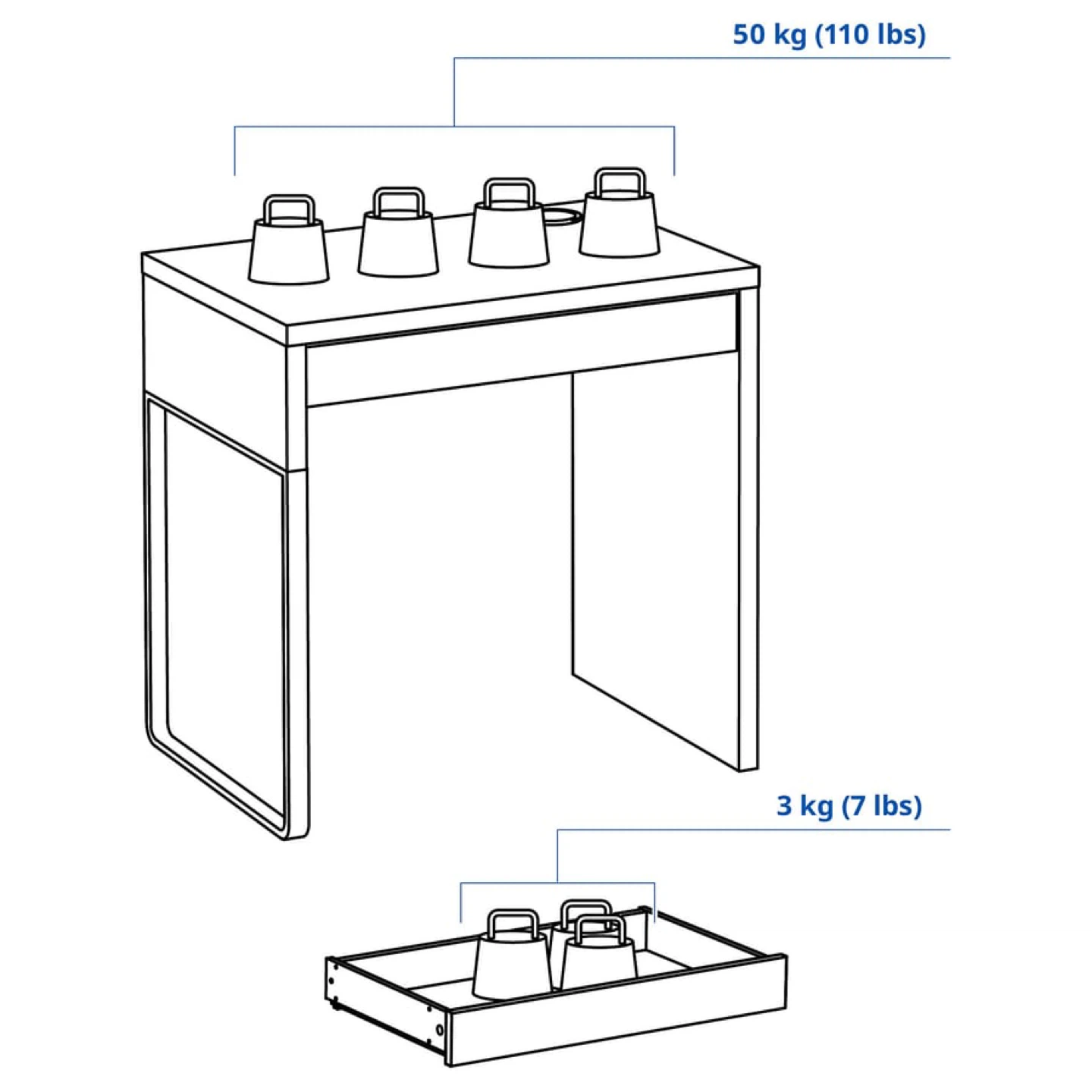 IKEA MICKE Desk - photo 4