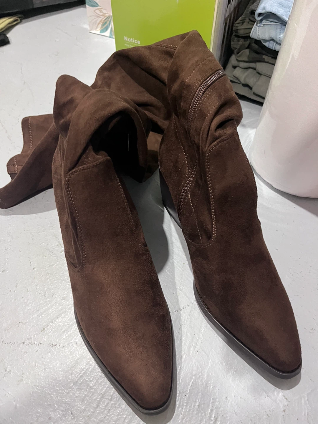 Brown Over-the-Knee Boots - photo 3