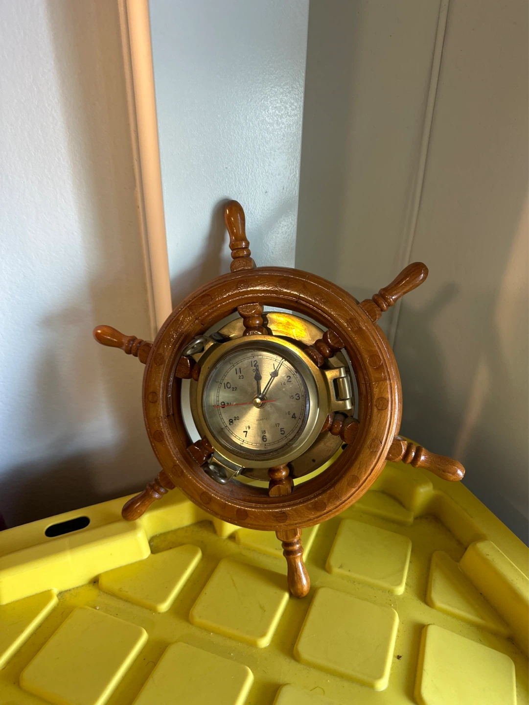 Ship's Wheel Clock