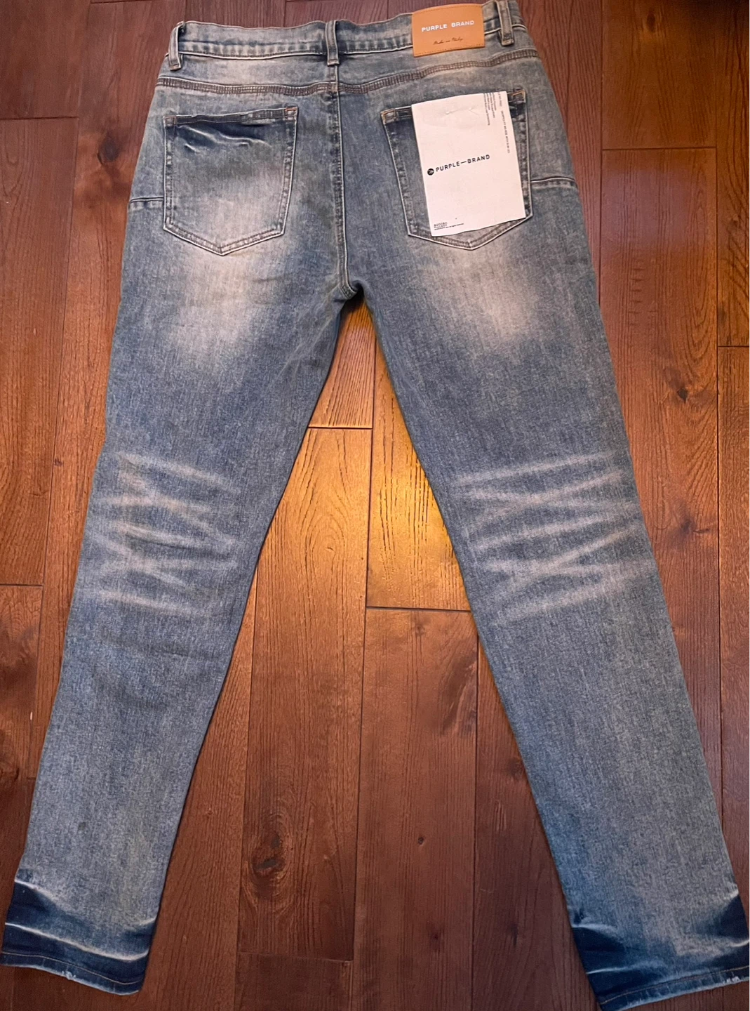 Purple Brand Distressed Slim Fit Jeans - Size 33 - photo 2