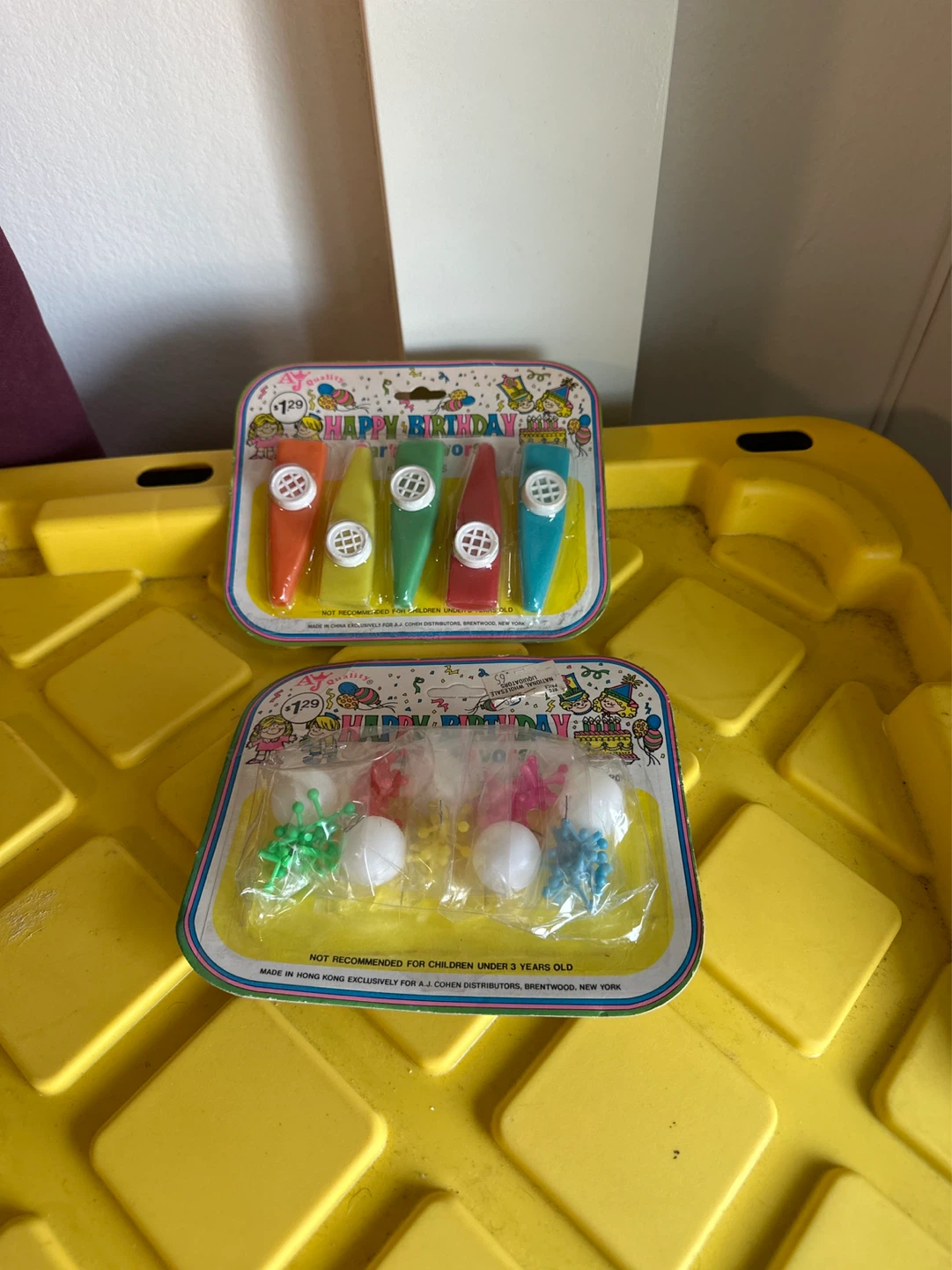 Happy Birthday Kazoo & Noise Maker Party Favors