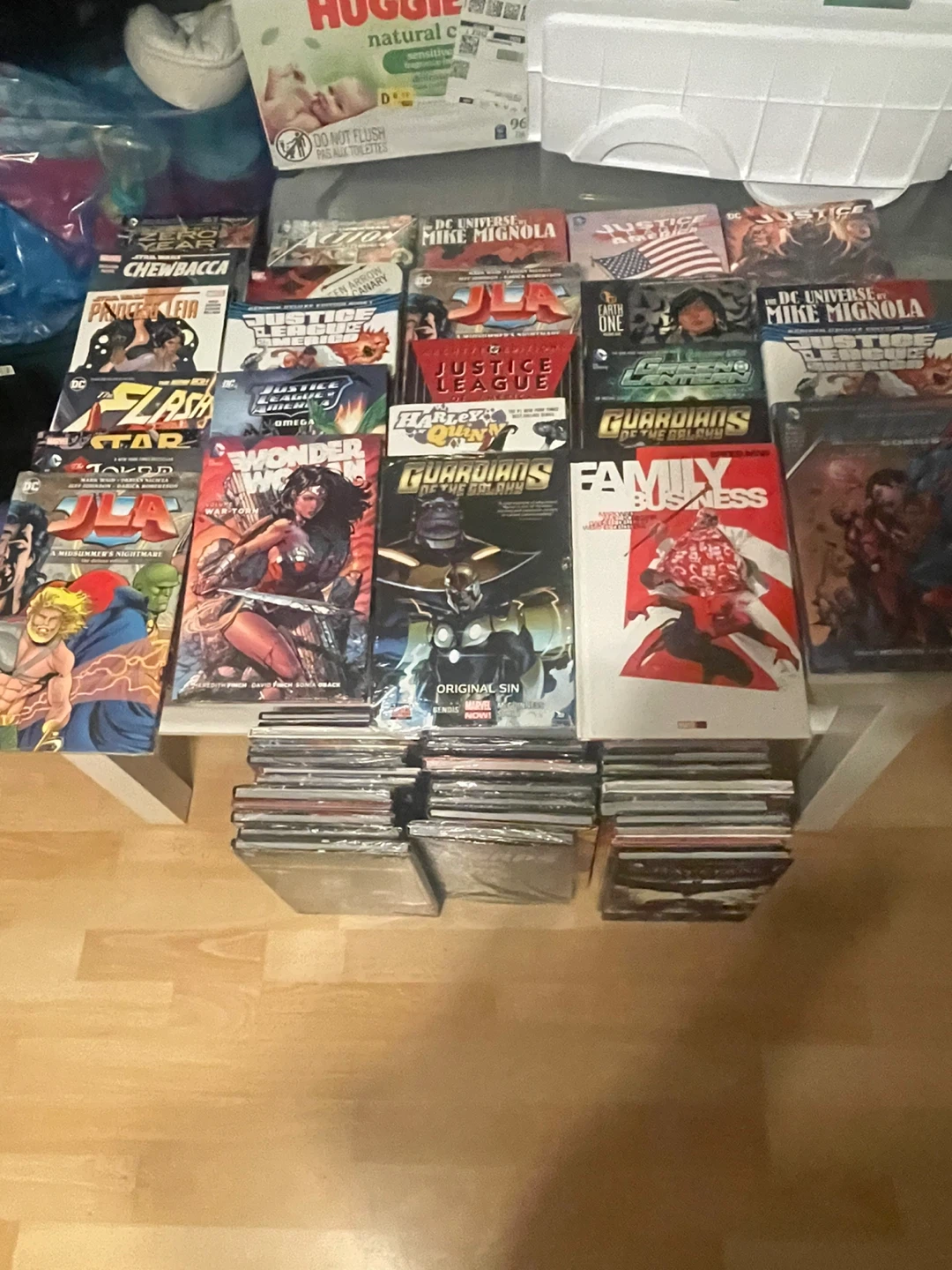 Collection of DC and Marvel Comics